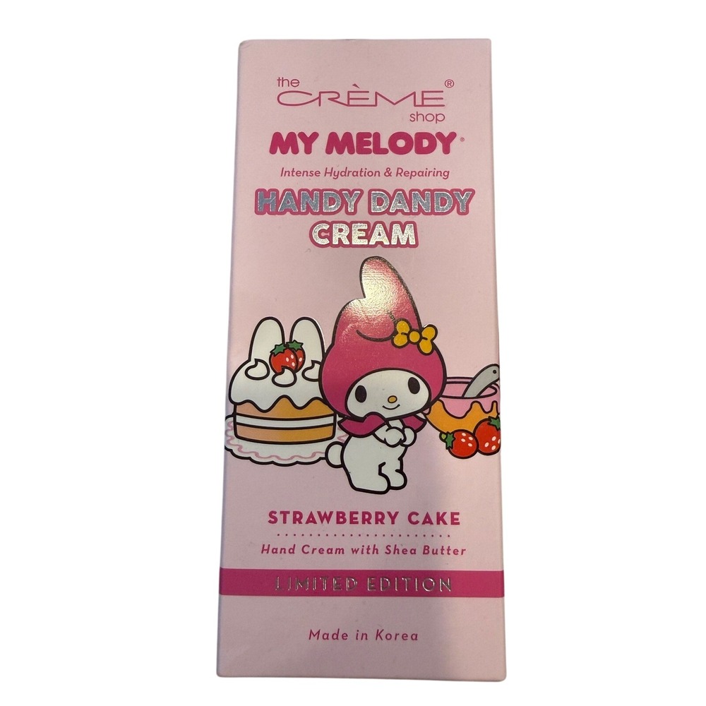 The Creme Shop My Melody Handy Dandy Cream Strawberry Cake Hand Cream 1.69oz NEW
